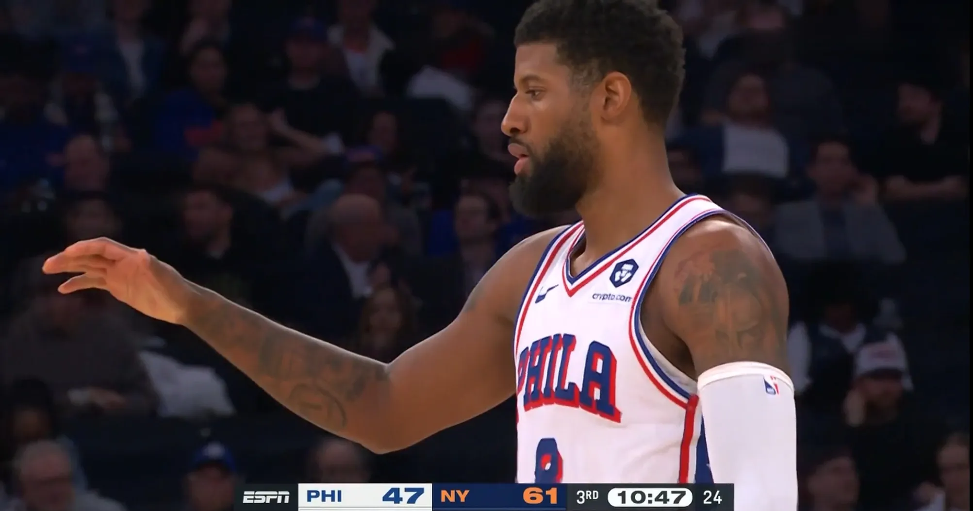 od体育下载-快船力克篮网，乔治砍下27分